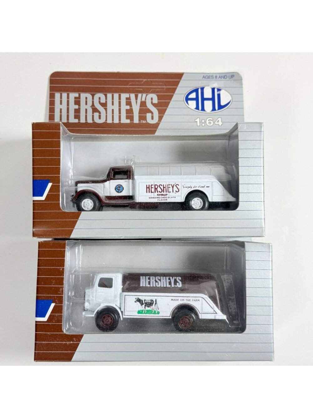 Vintage 1991 AHL Hershey’s 1:64 Milk Truck Lot American Highway Legends Diecast